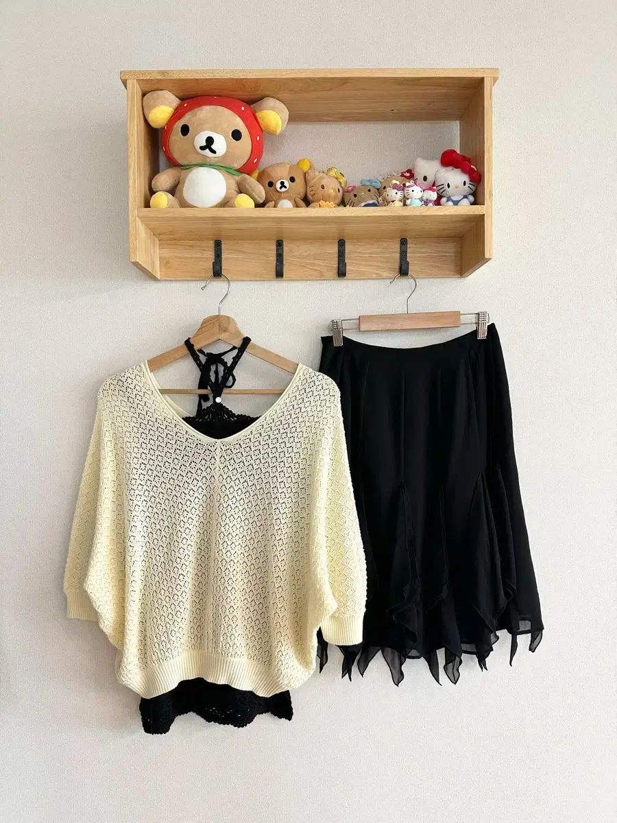 日本ヴィンテージ 森ガール Kitsch ヒッピー ギャル ラヒップ パンク レイヤード コーディネートセット