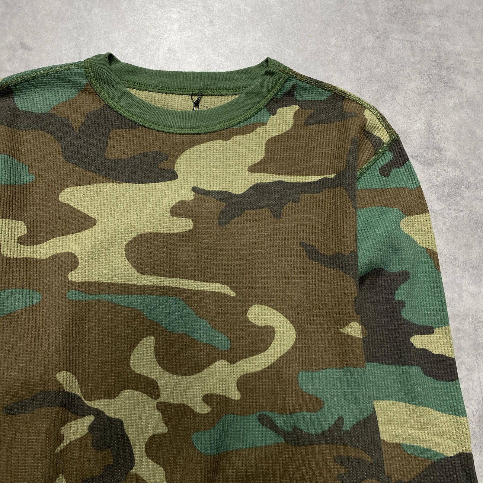 GQ5769◇Supreme / Hanes : Camo Thermal Top◇L◇迷彩 シュプリーム