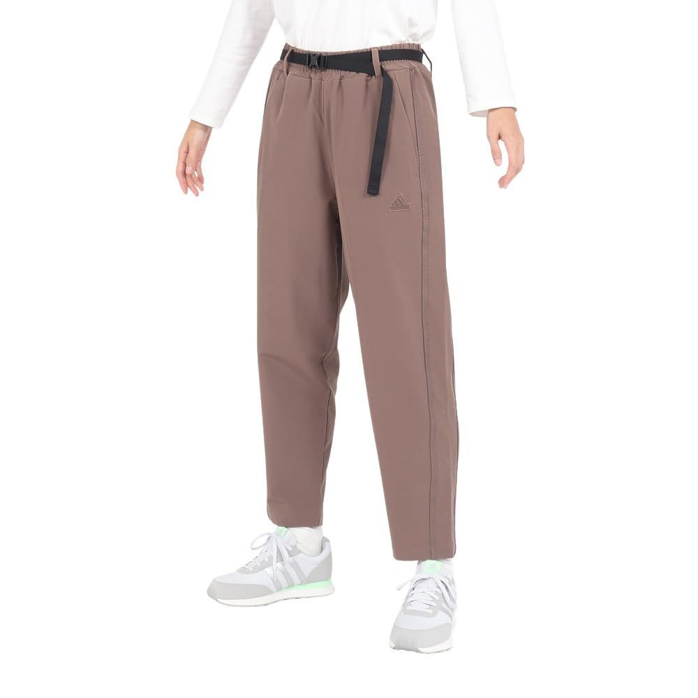 [アディダス] ロングパンツ Luxflow ルーズフィット ストレッチウーブンパンツ KTX33 レディース アースストレータ(JG3794) [アースストレータ(JG3794)] [L]