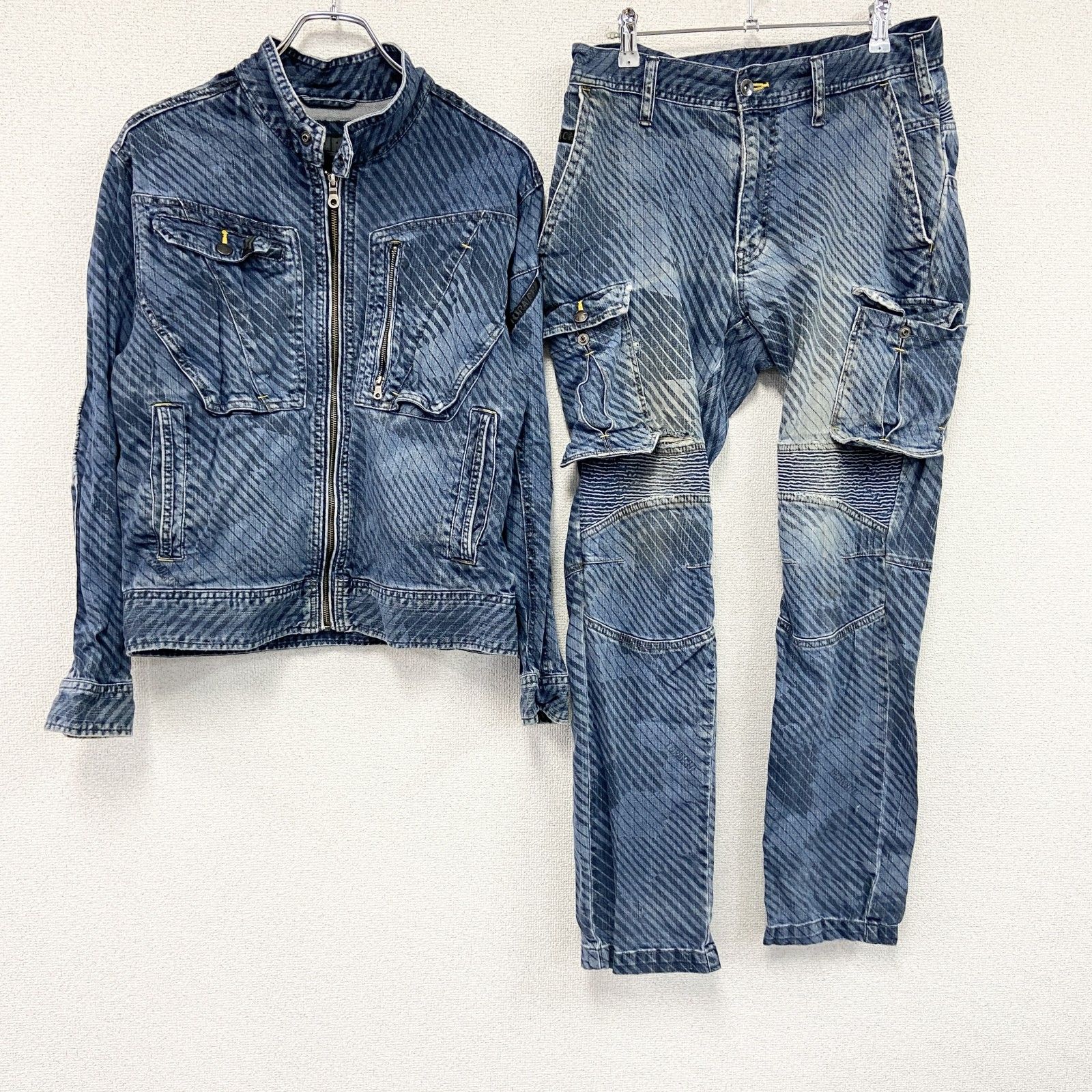 寅壱 TORAICH セットアップ デニムジャケット デニムパンツ 作業着 