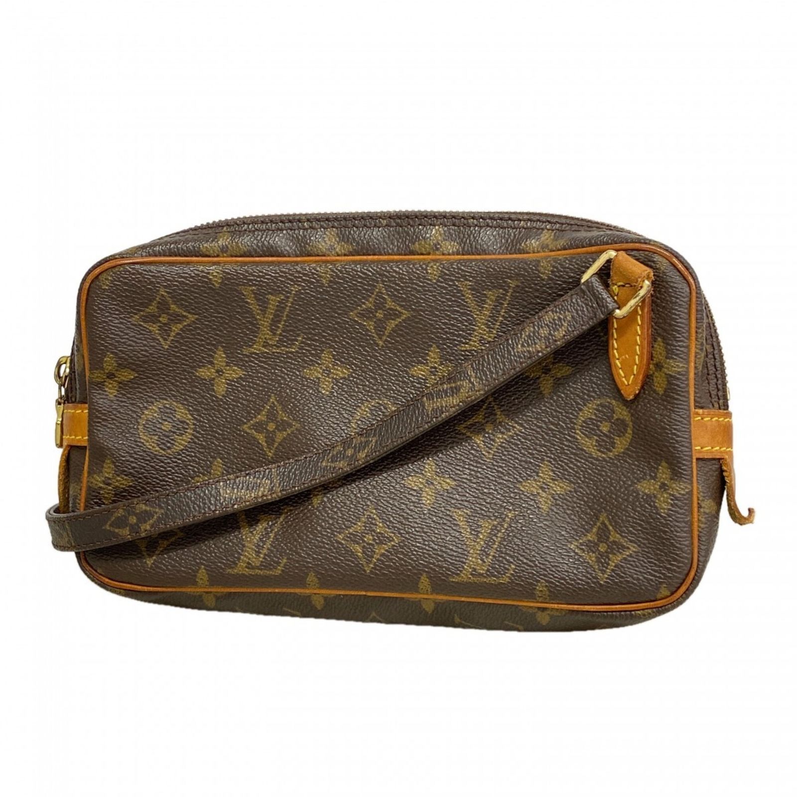 ルイ・ヴィトン(Louis Vuitton) ルイ・ヴィトン ショルダーバッグ モノグラム ポシェットマルリーバンドリエール M51828 ブラウンレディース