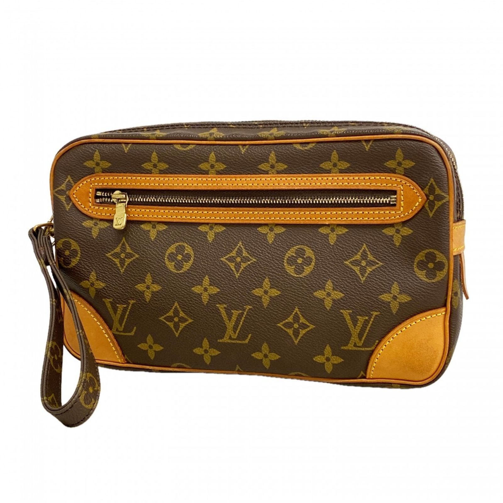 ルイ・ヴィトン(Louis Vuitton) ルイ・ヴィトン クラッチバッグ モノグラム マルリードラゴンヌGM M51825 ブラウンメンズ