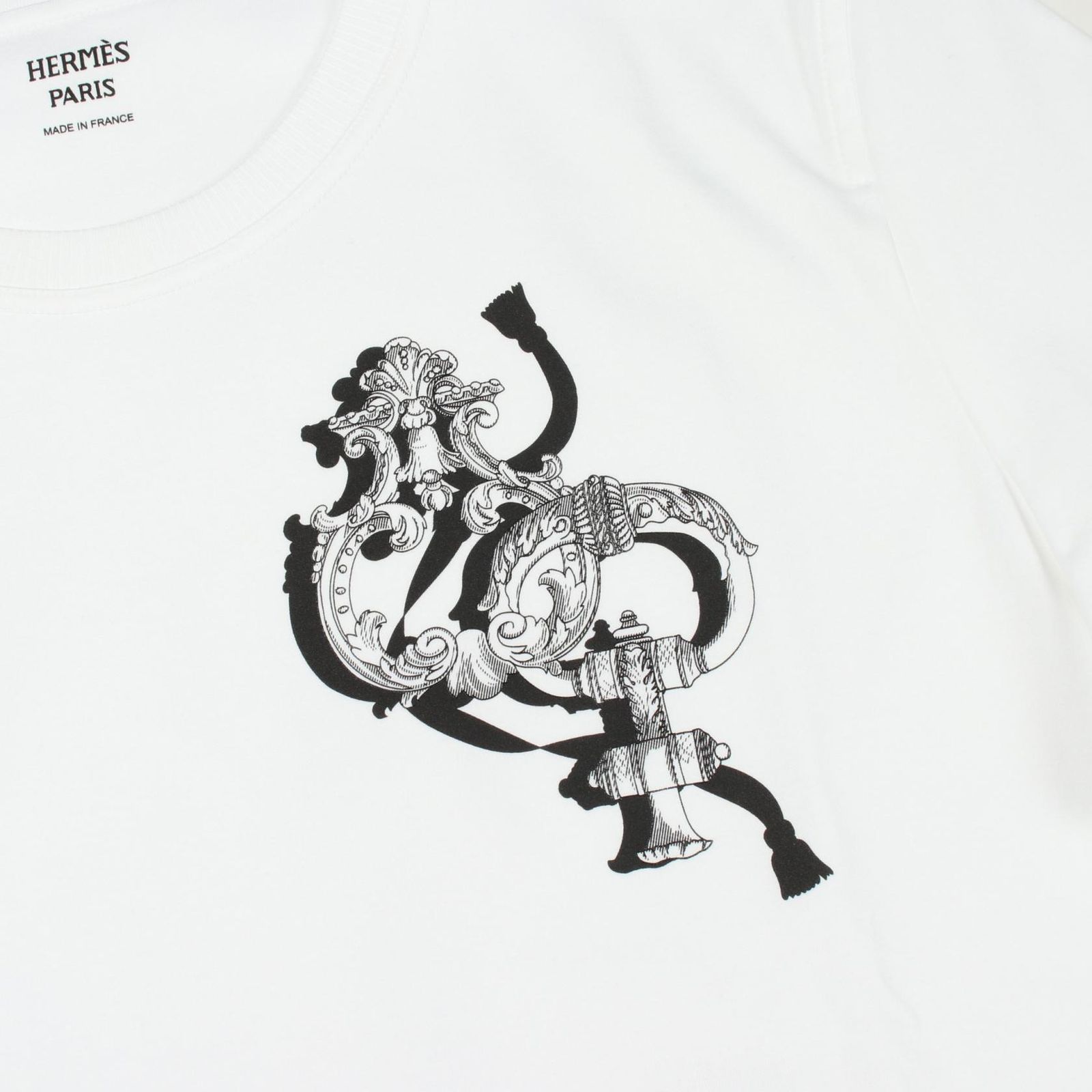 HERMES エルメス 2026SS Printed straight t-shirt カルトゥッシュ 半袖Tシャツ
