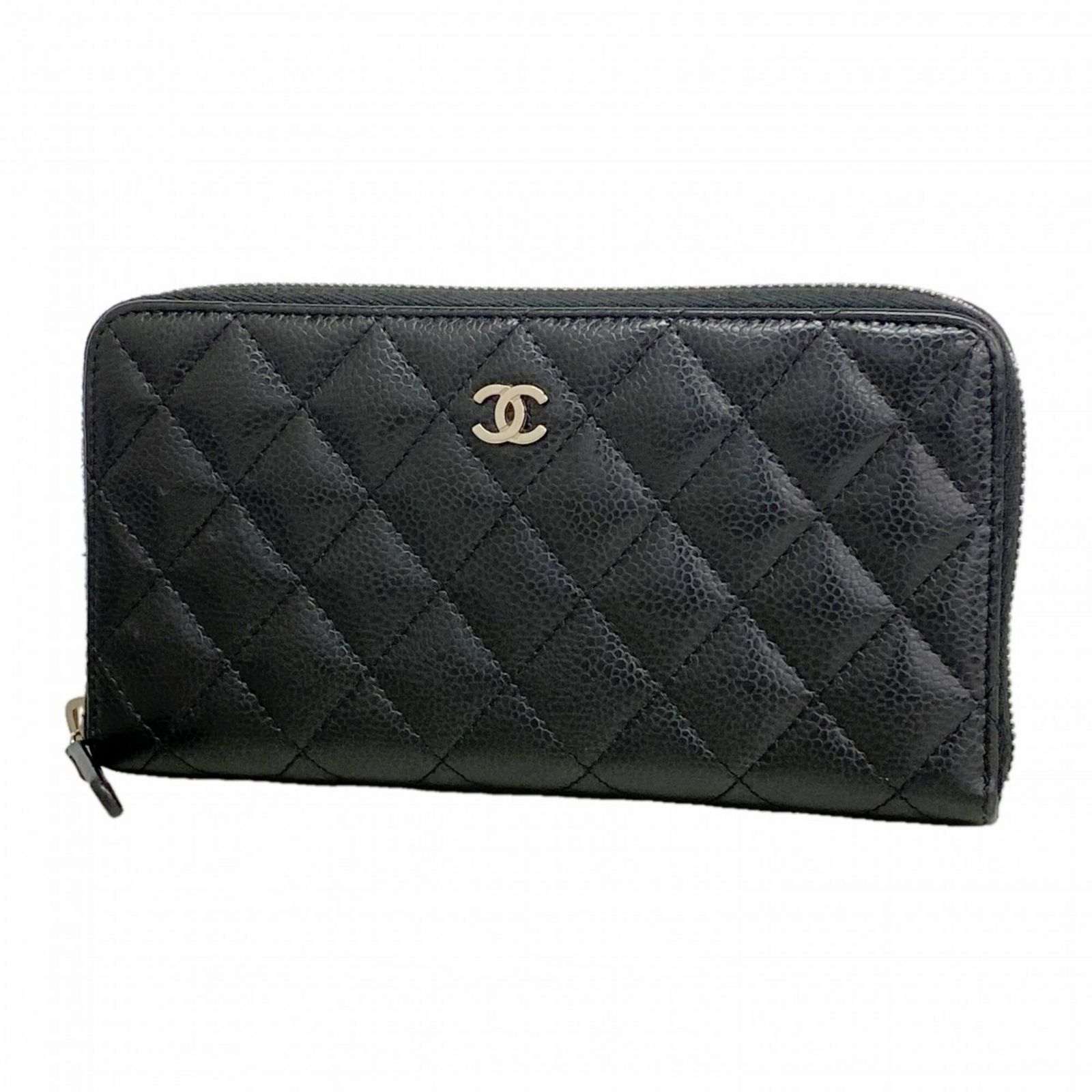 シャネル(Chanel) シャネル 長財布 マトラッセ キャビアスキン