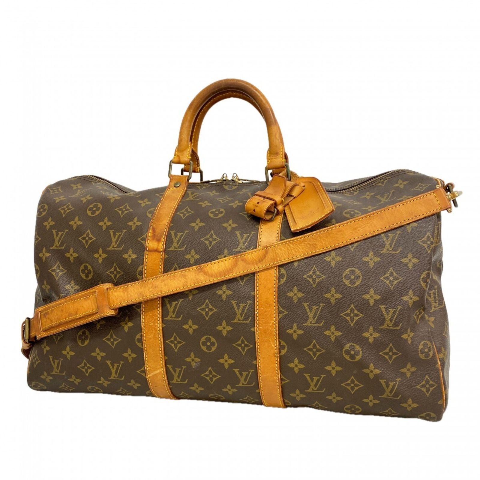 ルイ・ヴィトン(Louis Vuitton) ルイ・ヴィトン バッグ・ボストンバッグ モノグラム キーポルバンドリエール50 M41416 ブラウンメンズ レディース