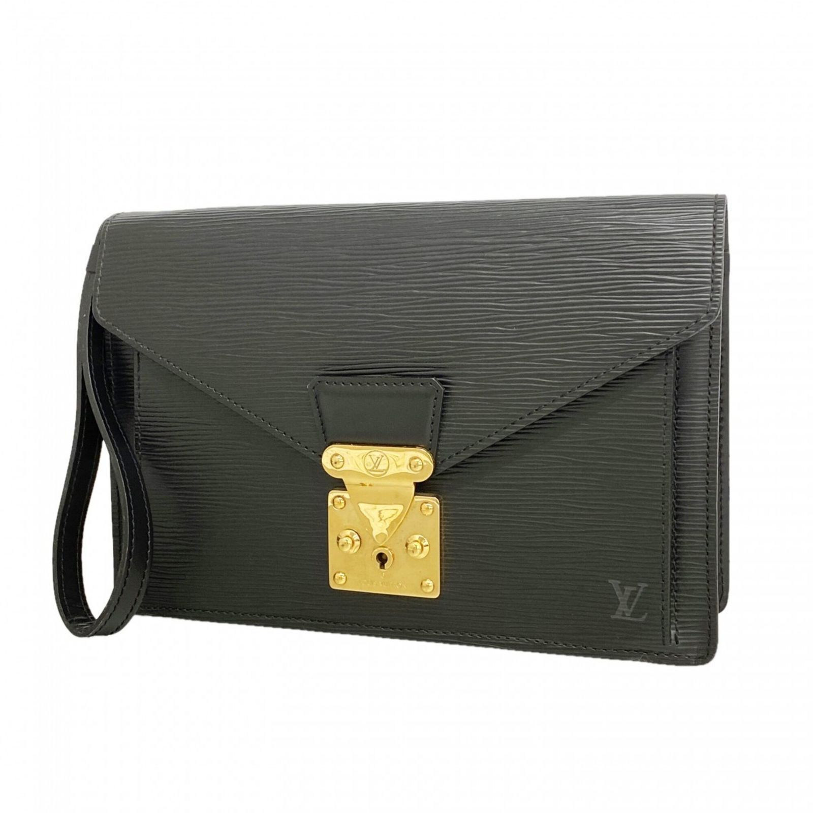 ルイ・ヴィトン(Louis Vuitton) ルイ・ヴィトン クラッチバッグ エピ ポシェットセリエドラゴンヌ M52762 ノワールメンズ