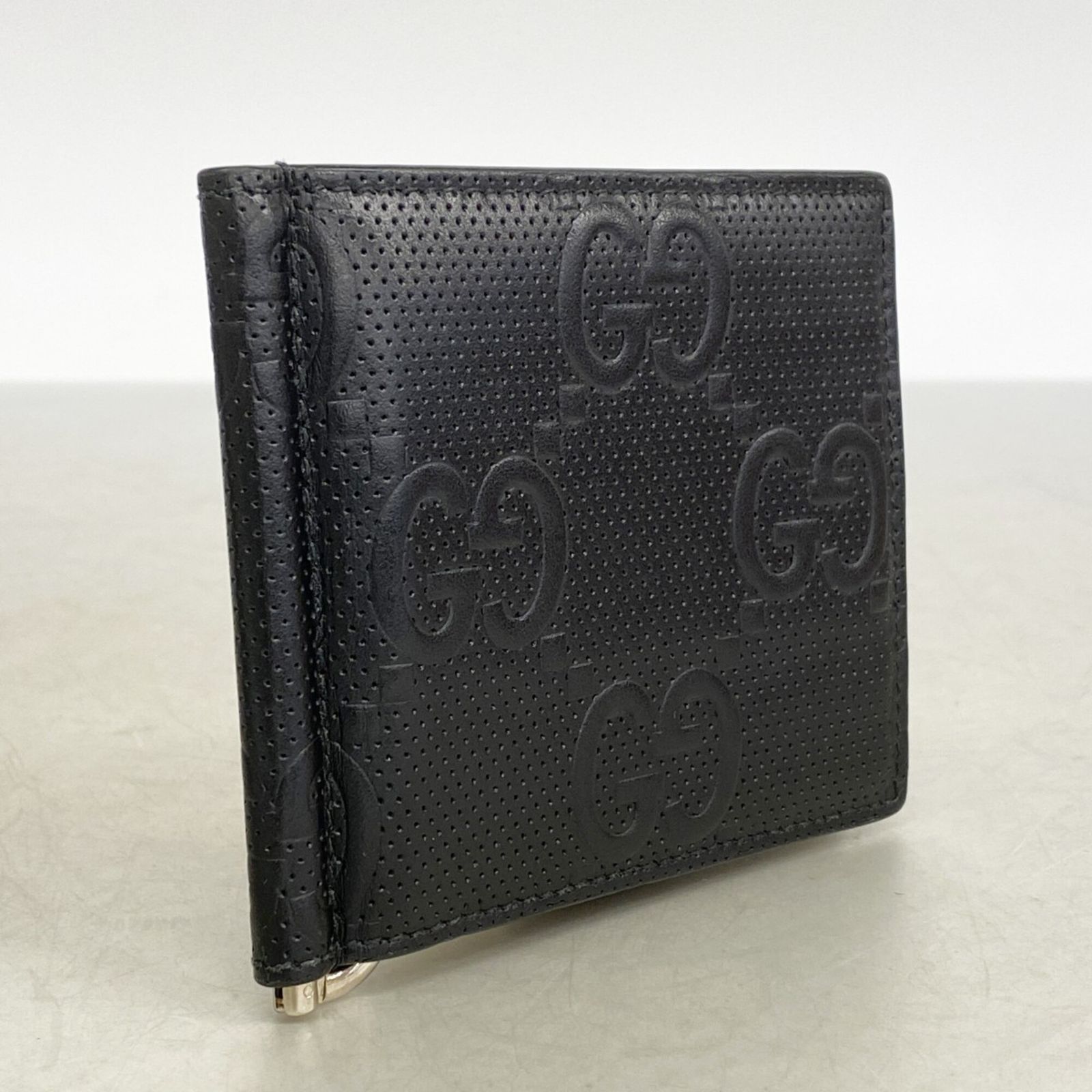 グッチ(Gucci) グッチ マネークリップ GGエンボス 676656 レザー