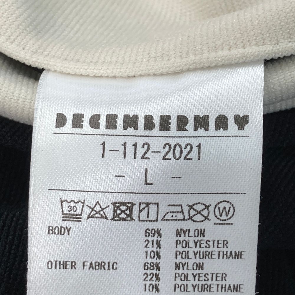 サイズ：L DECEMBERMAY ディセンバーメイ ストレッチパンツ ブラック系