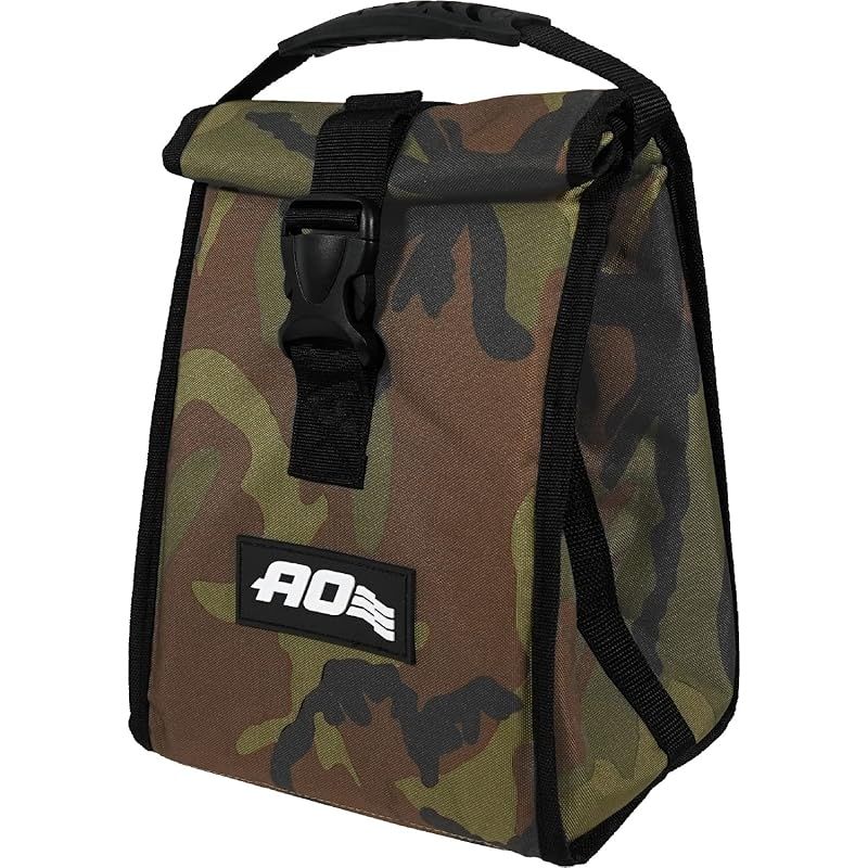 【新品】 【日本正規品】AO Coolers(エーオークーラーズ) ランチソフトクーラー ウッドランドカモ 5.7L 軽量 保冷 ロールトップ式 小型 クーラーボックス お弁当 保冷バッグ キャンプ ピクニック サブクーラー 折りたたみ可能 (正規品5年）