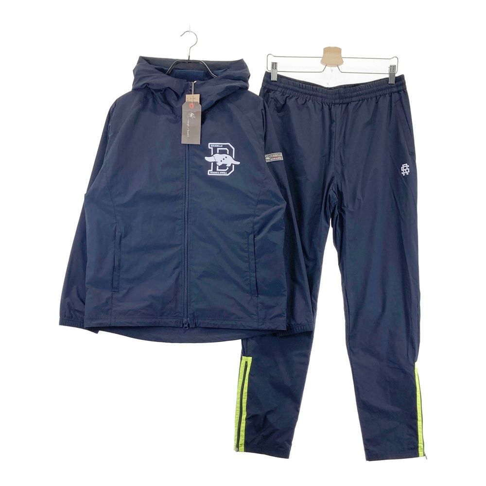 サイズ：L ROUGH&SWELL ラフアンドスウェル セットアップ BIG D TRACK SUIT ネイビー系 [240101697340] ゴルフウェア メンズ ストスト