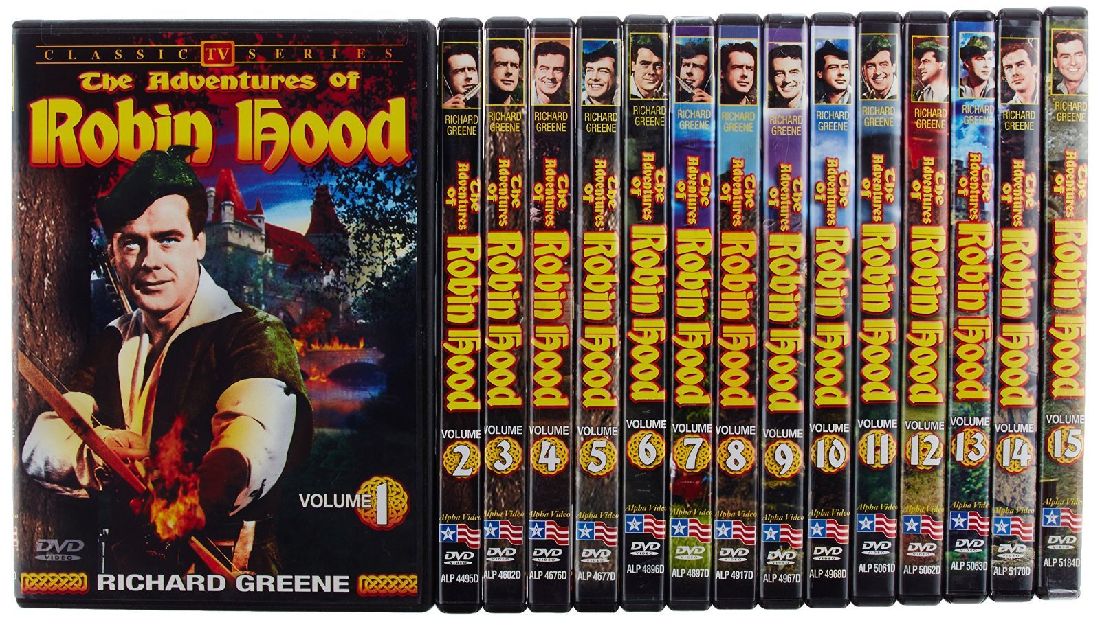 Adventures of Robin Hood 1 - 15 [DVD]
