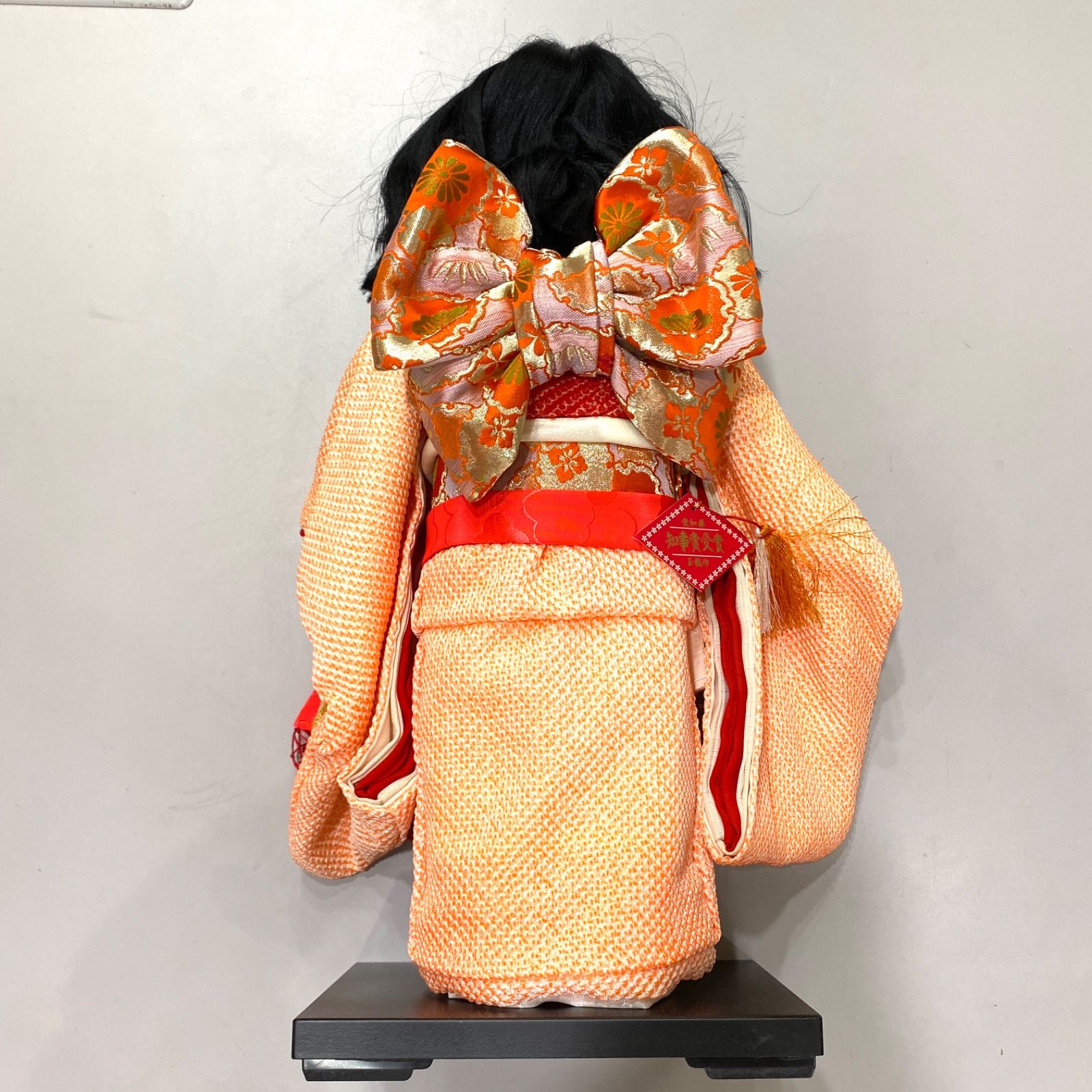 市松人形 玉龍作 愛知県 知事賞受賞 日本人形 十三号 絞り刺繍 シゴキ