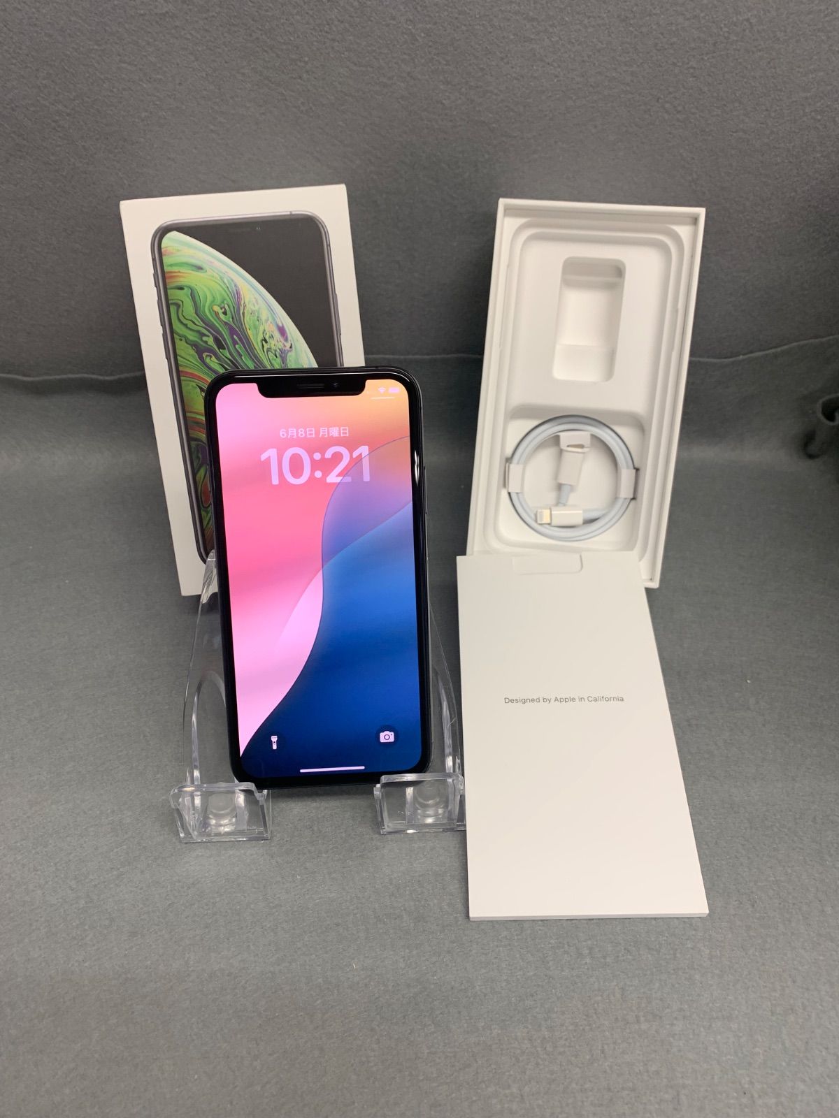 超美品 国内版 SIMフリー iPhoneXs 256GB スペースグレイ色