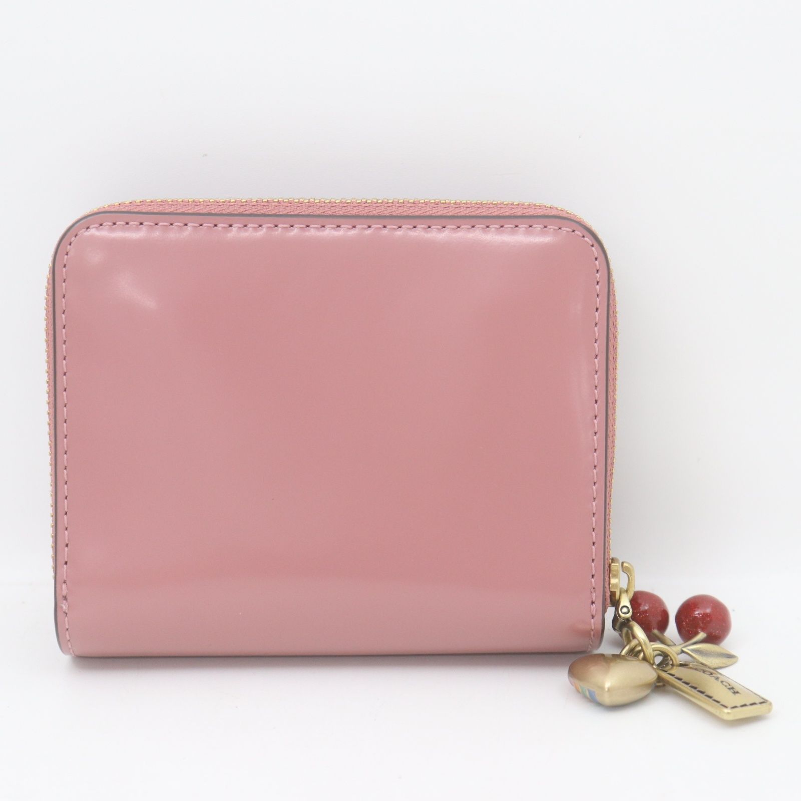 ピンク coach 財布 さくらんぼ コーチ COACH ピンク レディース二