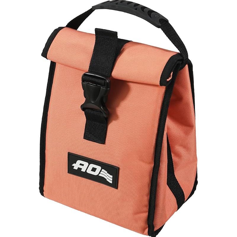 【新品】 【日本正規品】AO Coolers (エーオークーラーズ) ランチソフトクーラー コーラル 5.7L 軽量 保冷 ロールトップ式 小型 クーラーボックス お弁当 保冷バッグ キャンプ ピクニック サブクーラー 折りたたみ可能 (正規品5年）