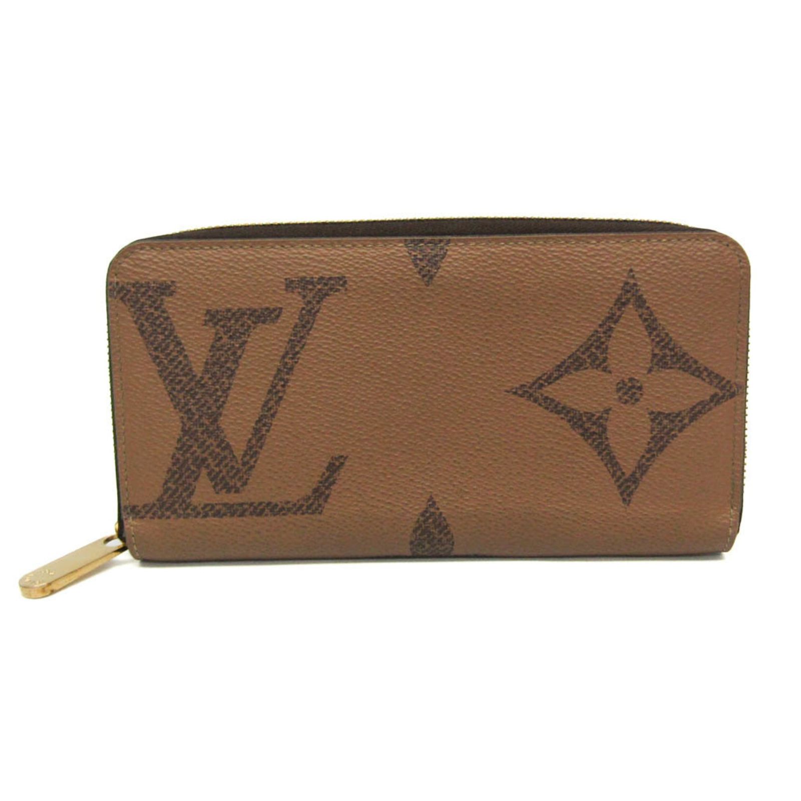 ルイ・ヴィトン(Louis Vuitton) モノグラム・リバース ジッピー・ウォレット モノグラムジャイアント M69353 レディース モノグラム・リバース 財布（二つ折り） ブラウン