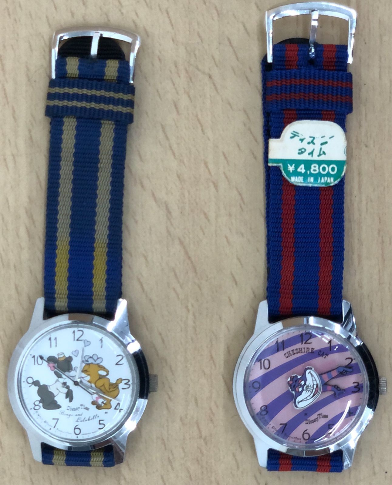 【中古・現状品】SEIKO　ディズニータイム　自動巻　チェシャ猫（未使用）　ボンゴ　動作確認済み　希少　レア　K-785