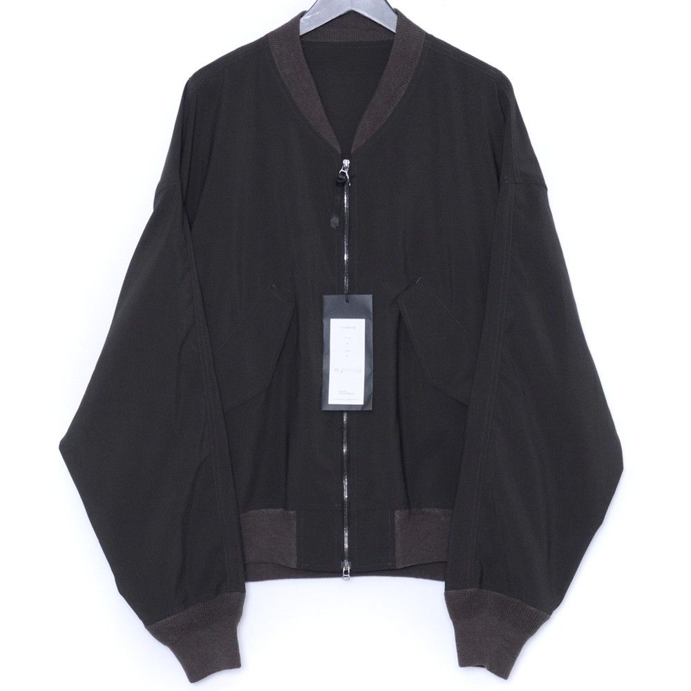 未使用 THE VIRIDI-ANNE WATER REPELLENT BOMBER JACKET サイズ4 カーキ VI-3946-06