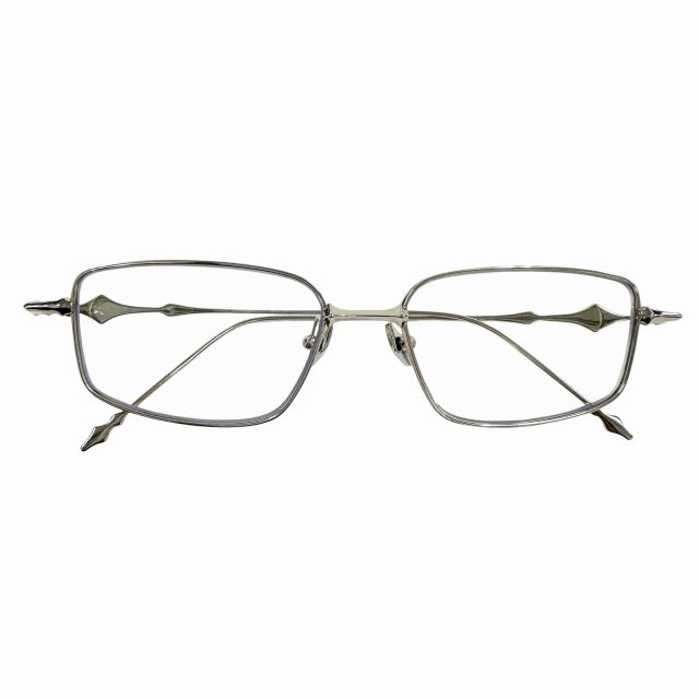 ジェントルモンスター GENTLE MONSTER Atomic 02 アトミック メタル スクエア グラス メガネ サングラス シルバー ブランド古着ベクトル 中古▲■260522