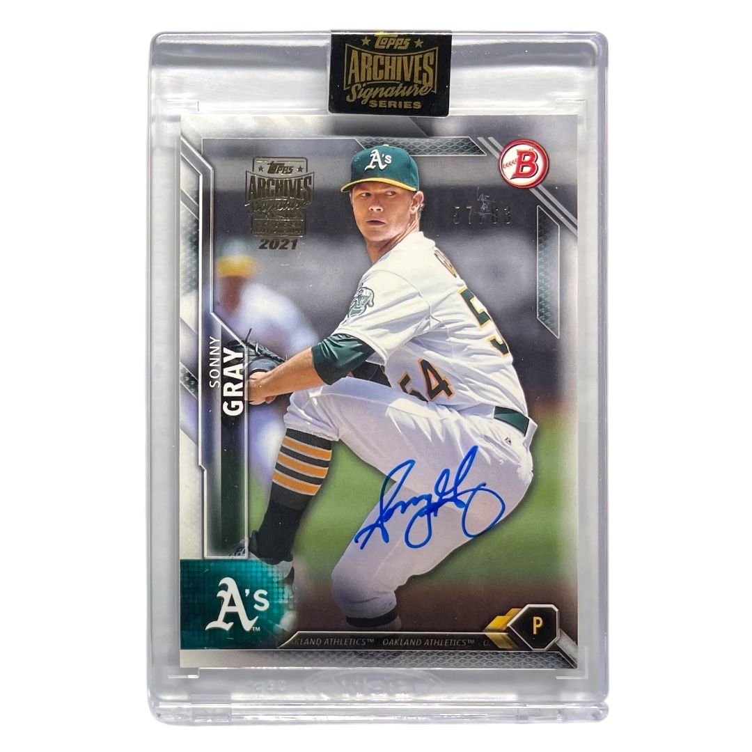 未開封品 TOPPS MLBカード BOWMAN SONNY GRAY OAKLAND ATHLETICS /63 #62 送料無料 中古 IT2
