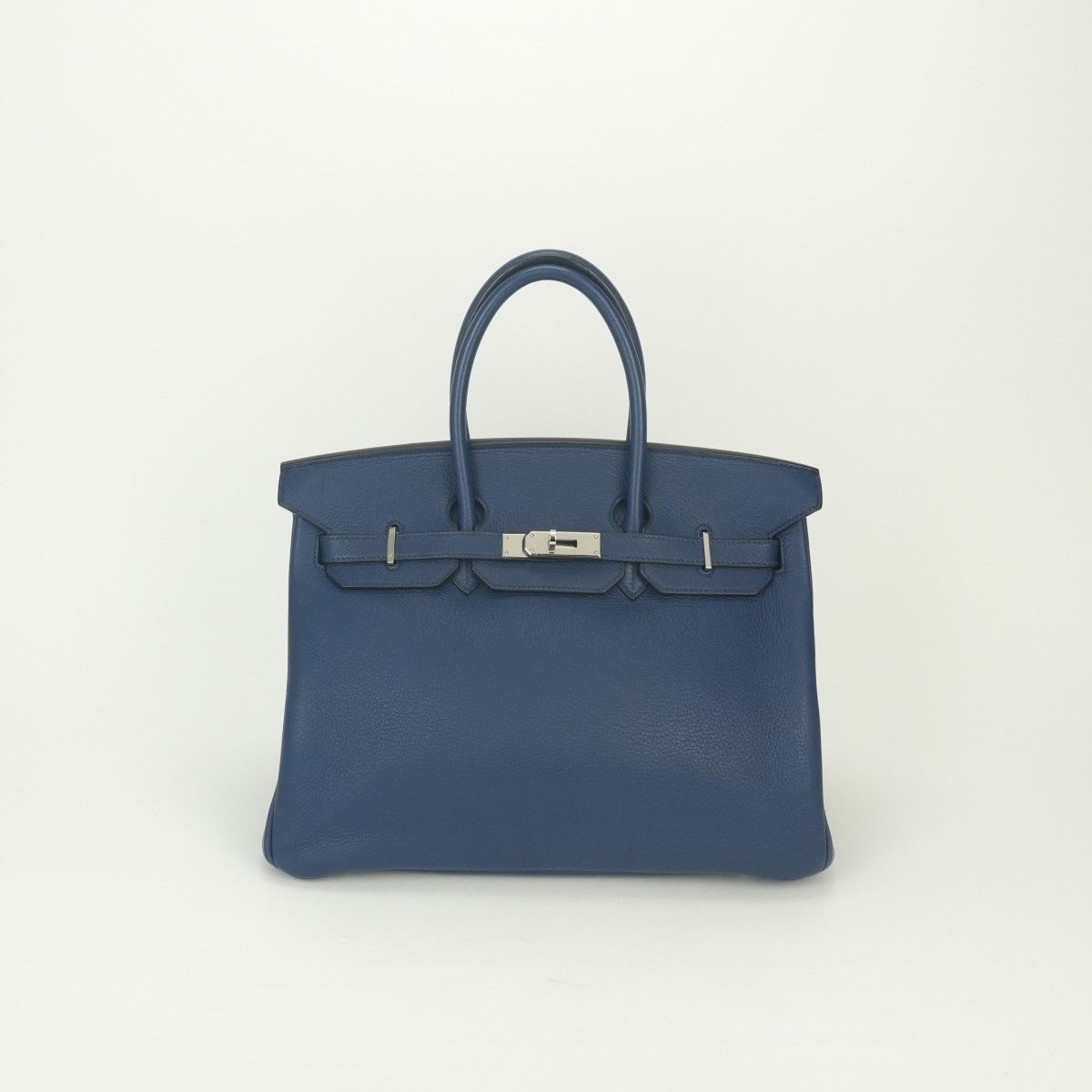 エルメス HERMES バーキン35 バーキン 35 バッグ トートバッグ トリヨンクレマンス ブルー Blue 青 シルバー ハンドバッグ