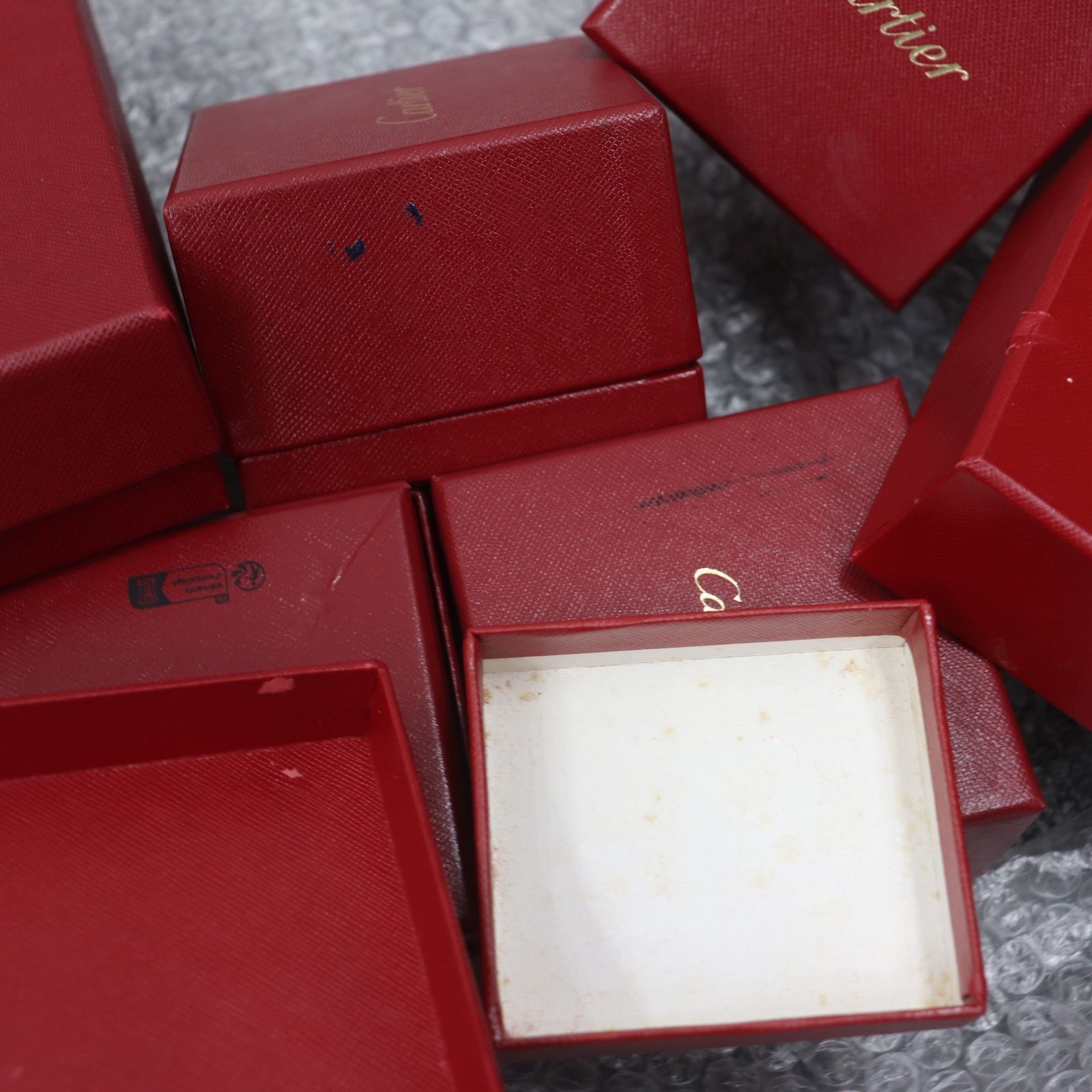 IT4GX9XAPQIO Cartier カルティエ BOX 空き箱 ショッパー 純正 紙袋 赤
