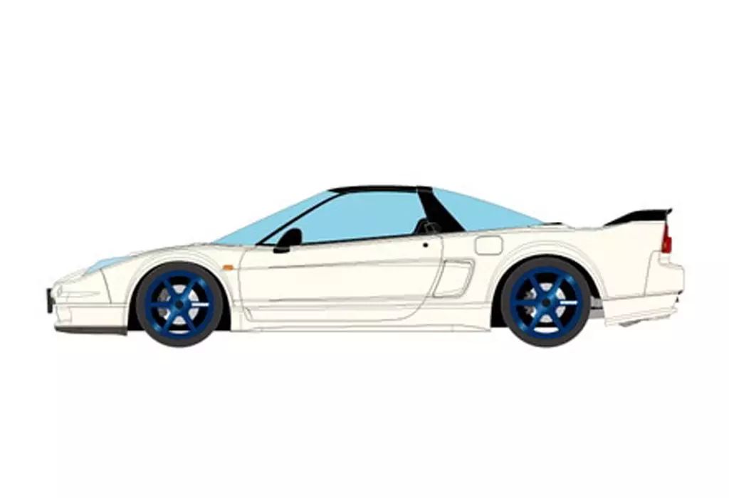 【中古】ミニカー 1/43 Honda NSX-R (NA2) 2002 TE37 Wheel (チャンピオンシップホワイト) [EM825A]