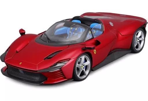 【中古】ミニカー 1/18 フェラーリ デイトナ SP3 オープンルーフ 2022(メタリックレッド) [18-16913R]