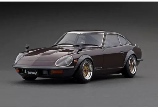 【中古】ミニカー 1/18 Nissan Fairlady 240ZG HS30(マルーン) [IG2455]