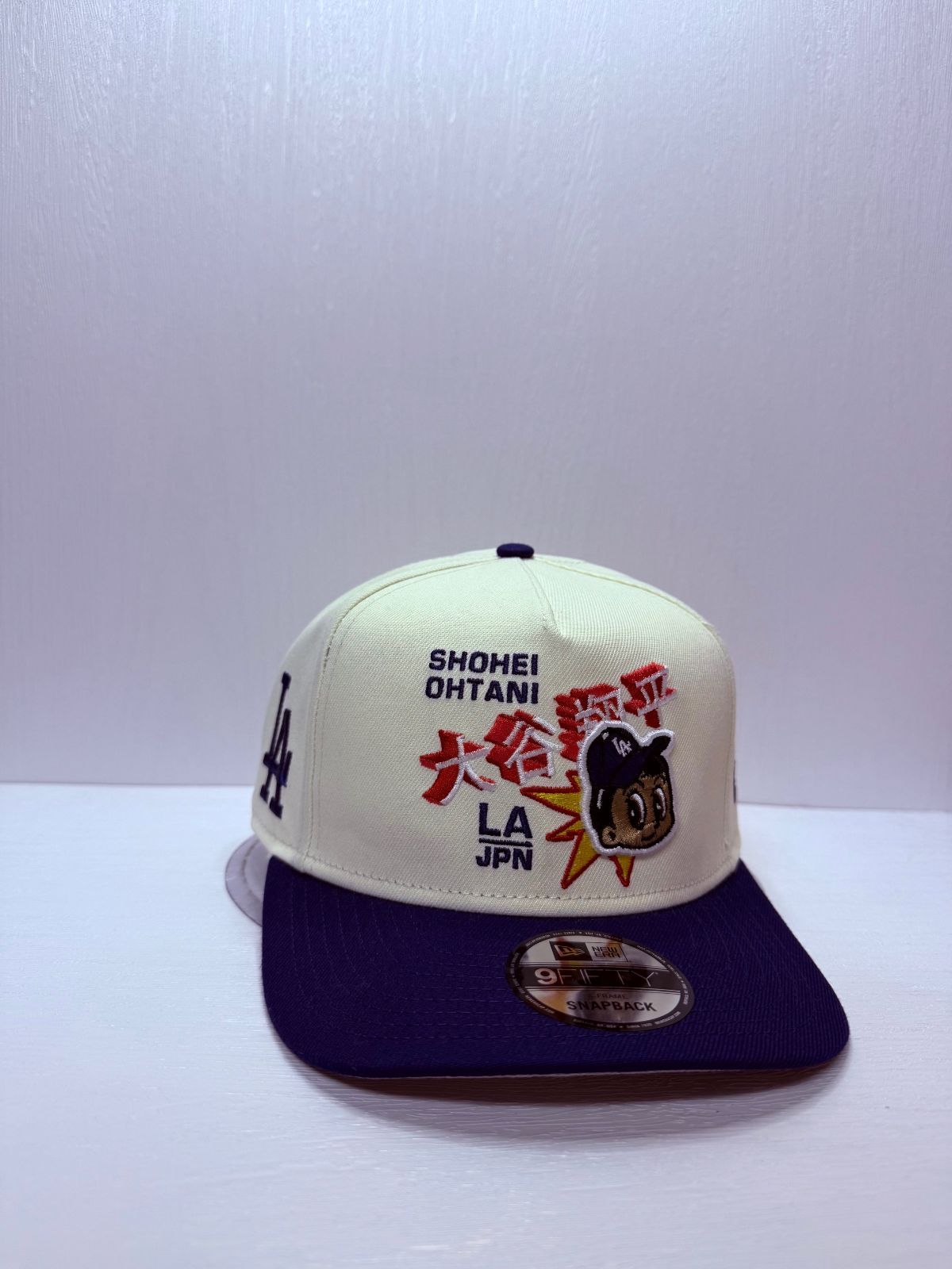 ニューエラ ロサンゼルスドジャース 大谷翔平 LA/JPN 9fifty A-FRAME スナップバックキャップ ツートンカラー