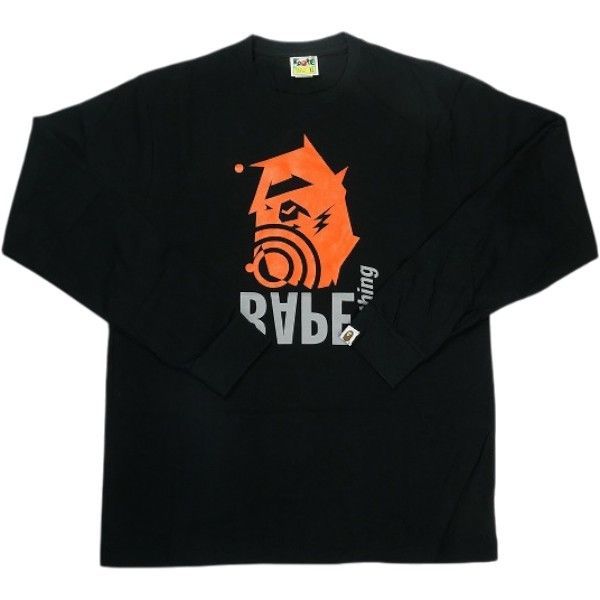 Size【XL】 A BATHING APE ア ベイシング エイプ BAPE CLOTHING LS TEE ロンT 黒 【中古品-良い】 30008933
