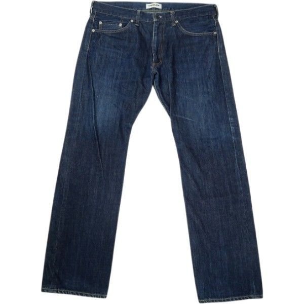 Size【L】 A BATHING APE ア ベイシング エイプ EMBLEM LOGO DENIM PANTS デニムパンツ インディゴ 【中古品-良い】 30008939 6,878円