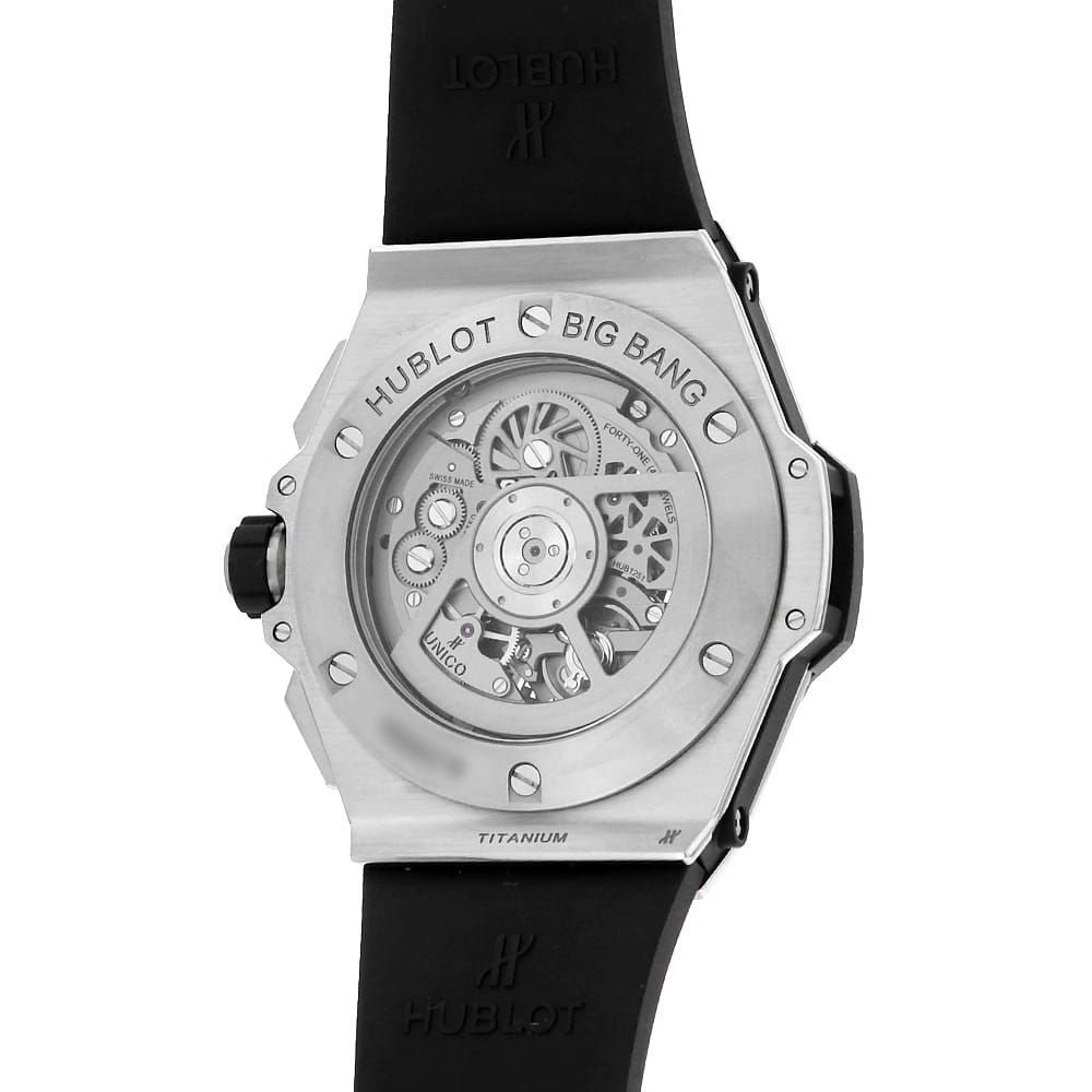 ウブロ ビッグバン ウニコ チタニウム GMT ブルーセラミック 471.NL