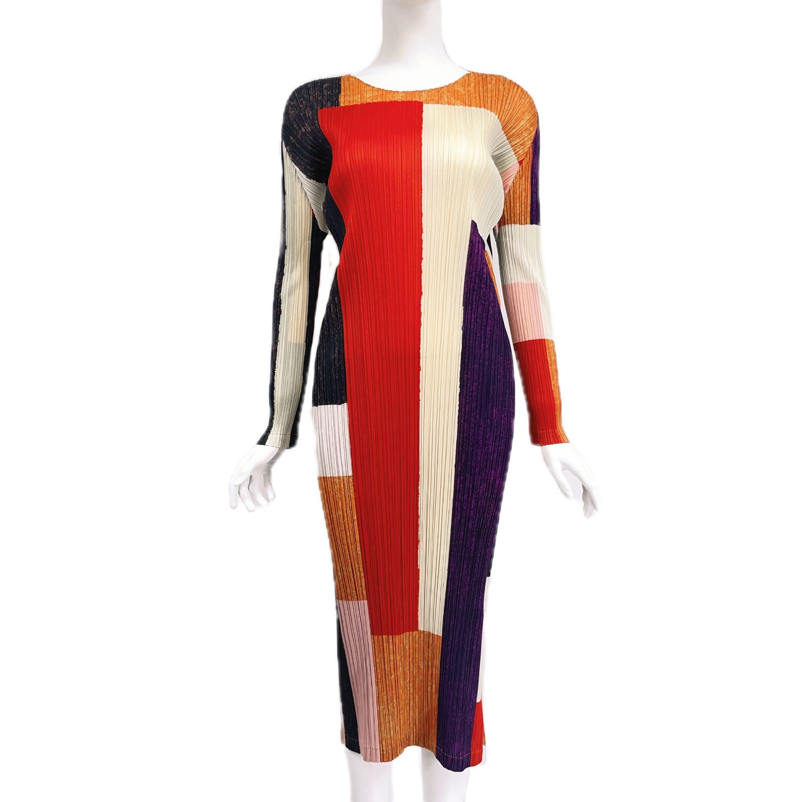 極美品 PLEATSPLEASE プリーツプリーズ ISSEY MIYAKE イッセイミヤケ ワンピース サイズ3