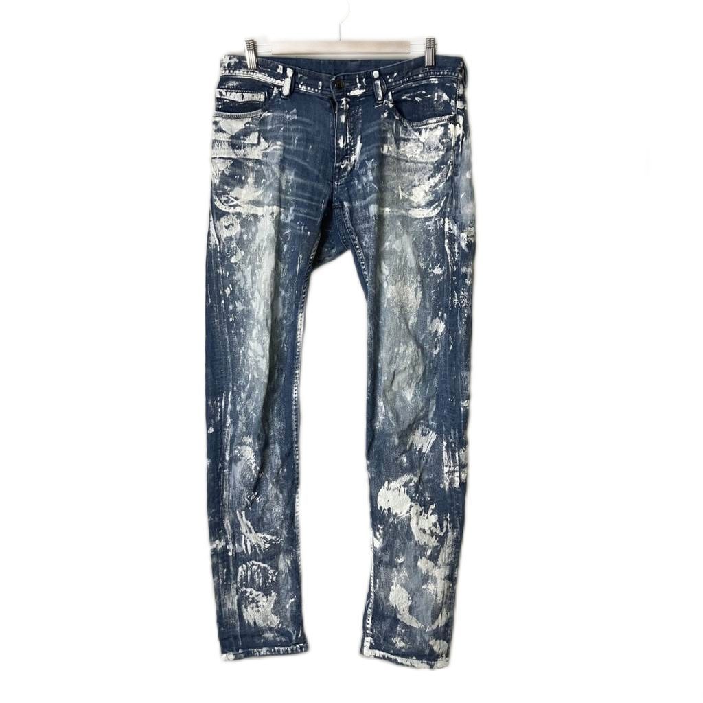 エポカ ウォモ EPOCA UOMO 【PRIMA COLLECTION】箔デニムプリントTIMESALE デニム ジーンズ 46 インディゴ ■GY06 M1R23-594-27