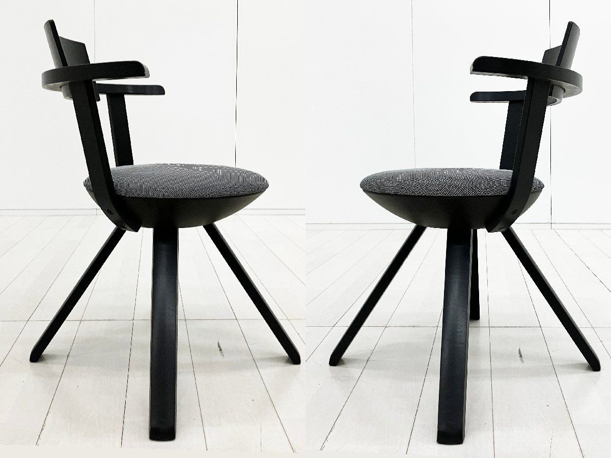 ２E)artek/アルテック■ライバルチェア■コンスタンチン グルチッチ■北欧■フィンランド■ブラック - サムネイル