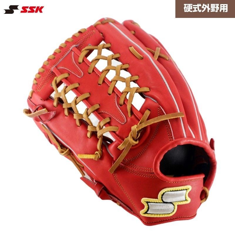 SSK SSK407 エスエスケイ 外野用 硬式グローブ 外野手用 グラブ 野球 グローブ 左投げ 海外