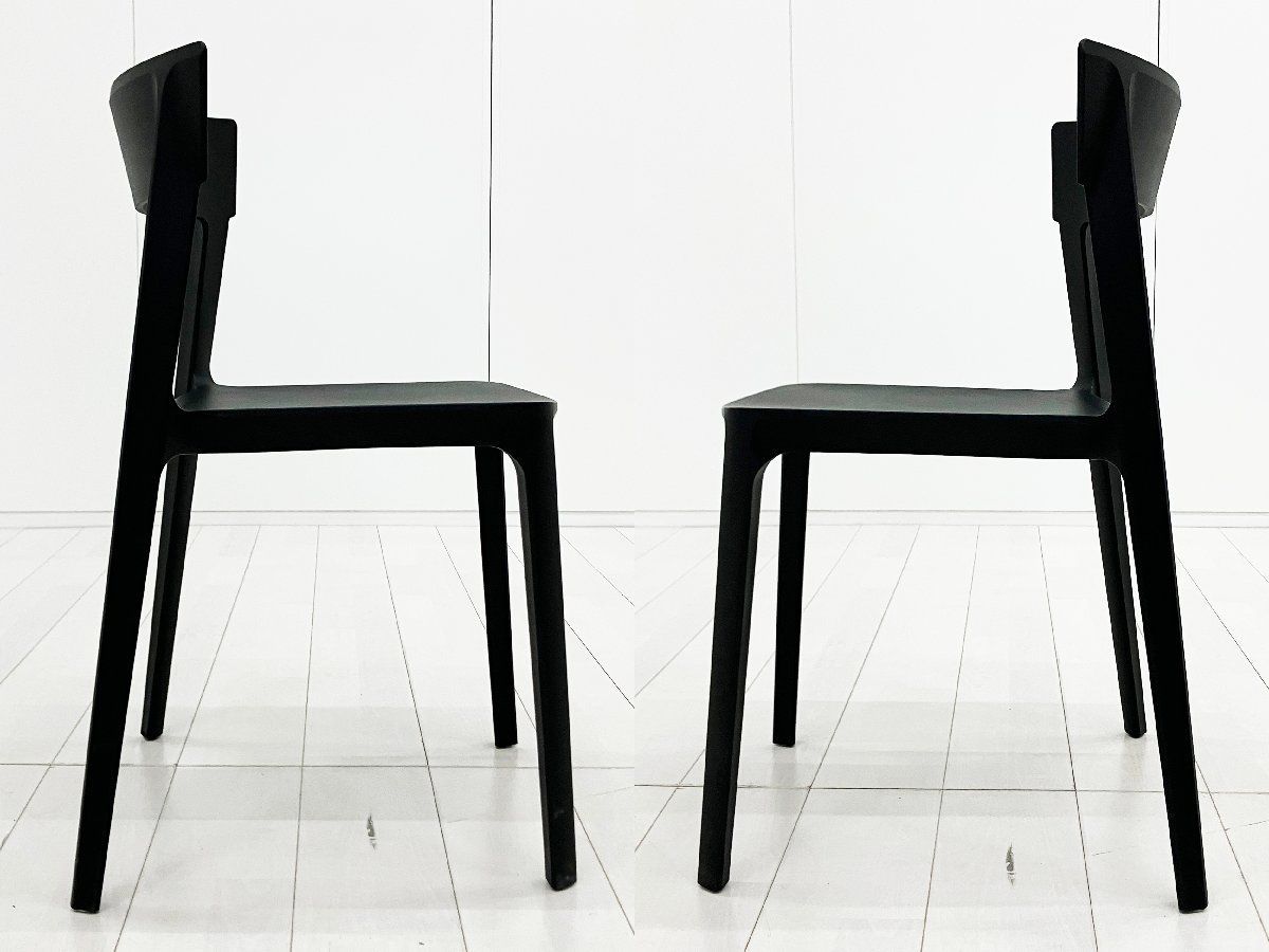 Calligaris / カリガリス □スキン ダイニングチェア□ブラック