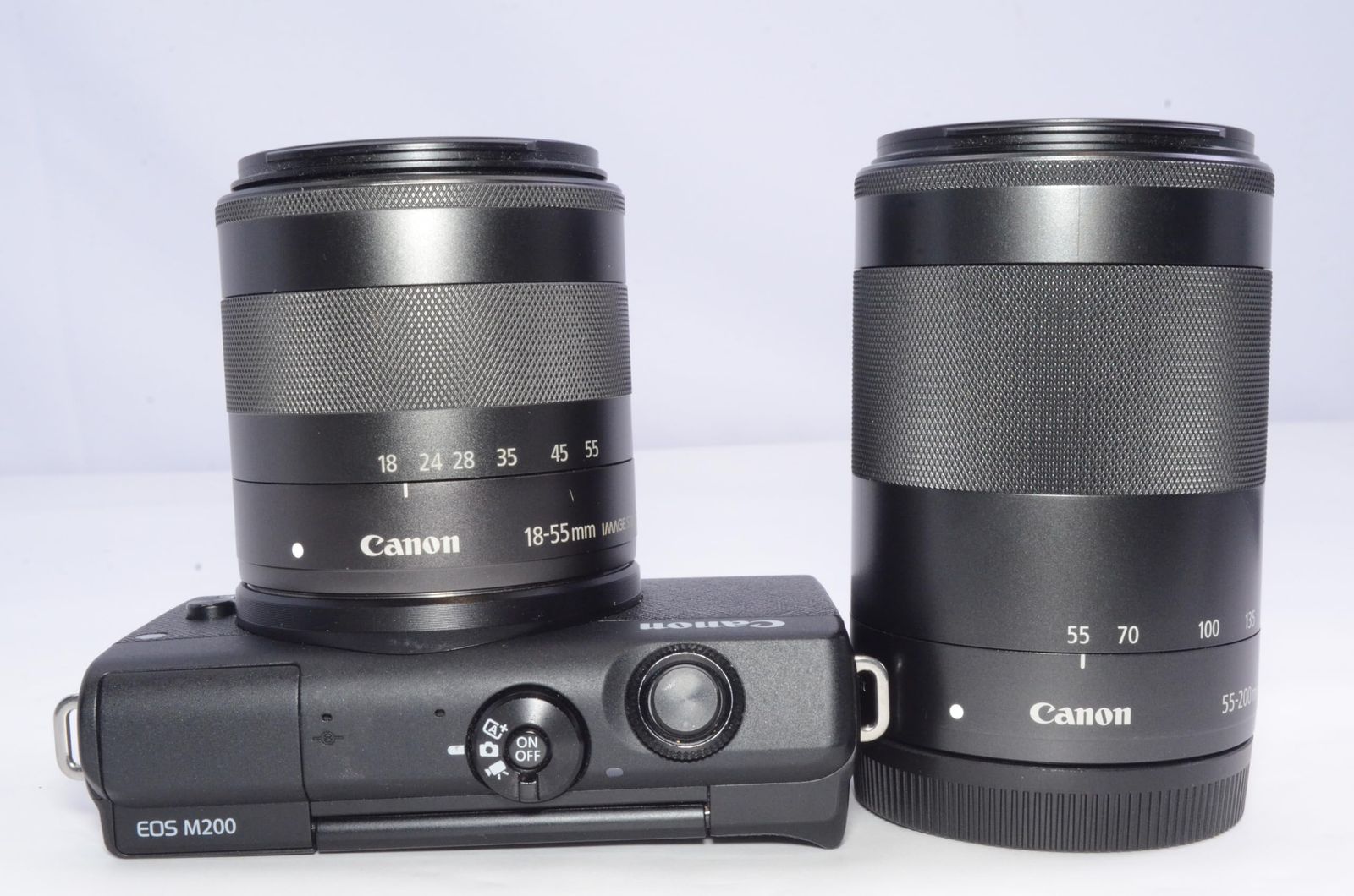 Canon EOS M200 ダブルズームキット ブラック 動作確認済み 予備 
