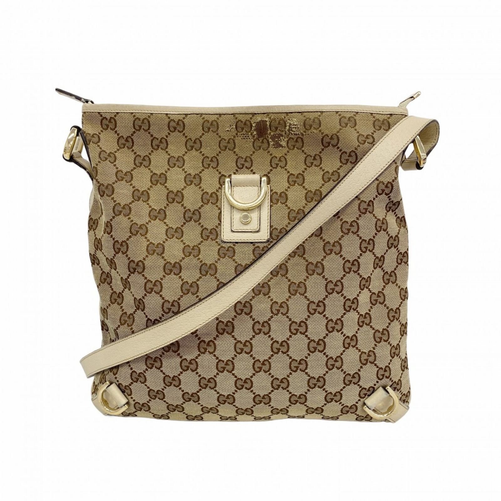 グッチ(Gucci) グッチ ショルダーバッグ GGキャンバス アビー 131326 キャンバス ブラウン シャンパンレディース