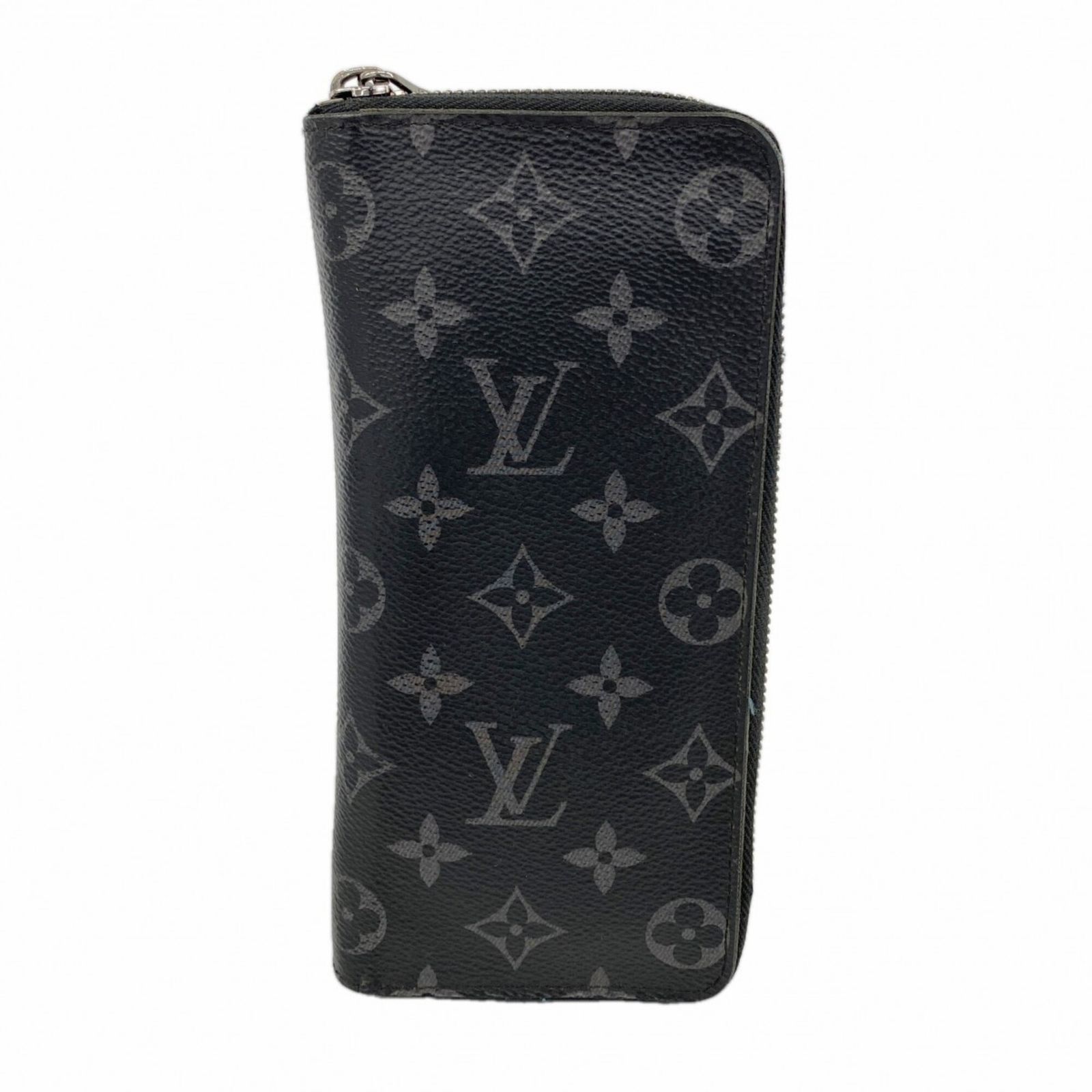 ルイ・ヴィトン(Louis Vuitton) ルイ・ヴィトン 長財布 モノグラム・エクリプス ジッピーウォレットヴェルティカル M62295 ブラックメンズ