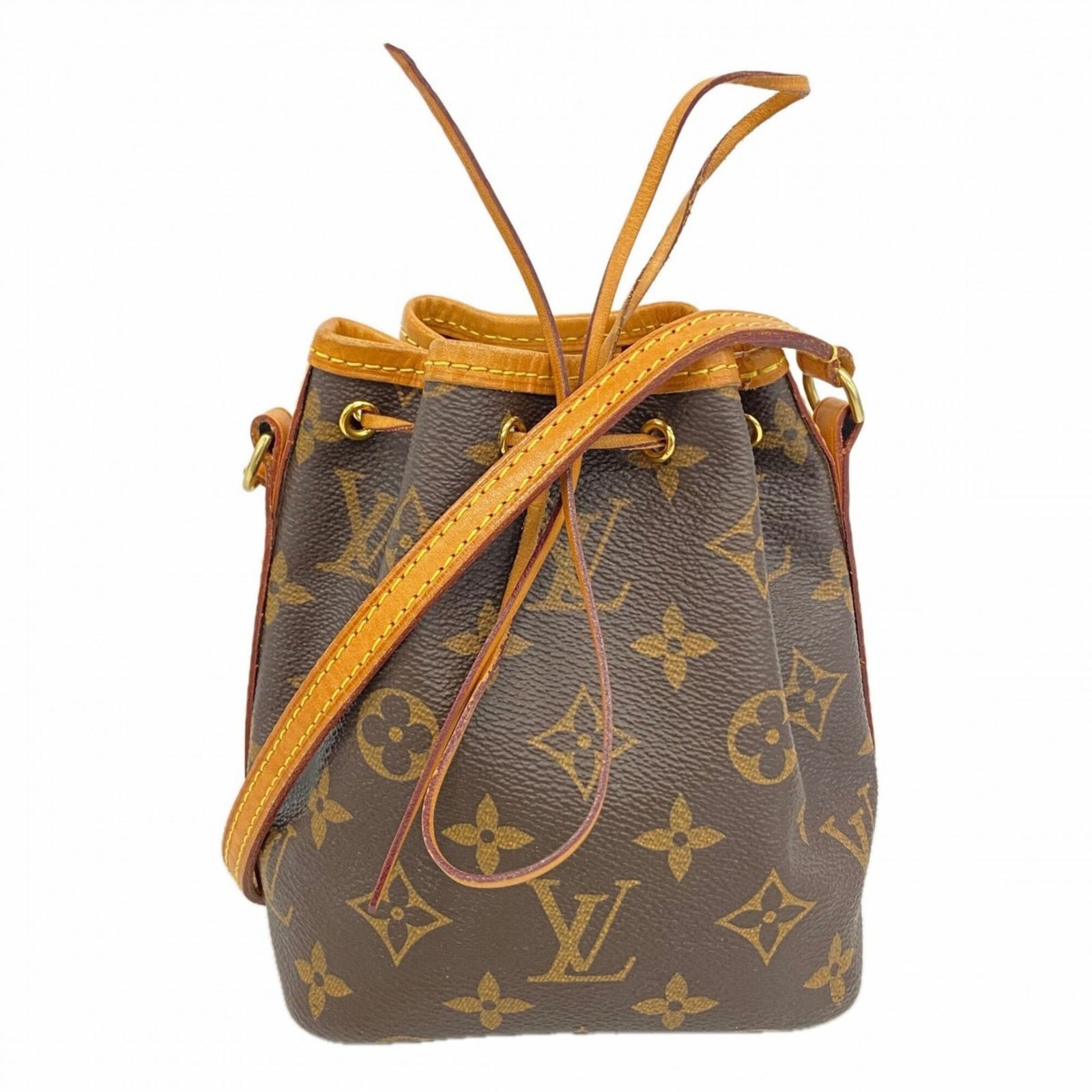 ルイ・ヴィトン(Louis Vuitton) ルイ・ヴィトン ショルダーバッグ モノグラム ナノノエ M41346 ブラウンレディース