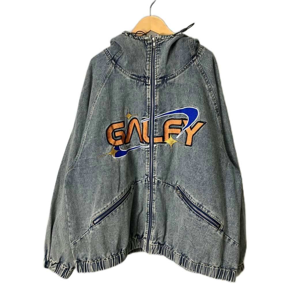 ガルフィー GALFY ダーティーデニムフードジャケット ブルゾン フーディ 中型犬 インディゴ