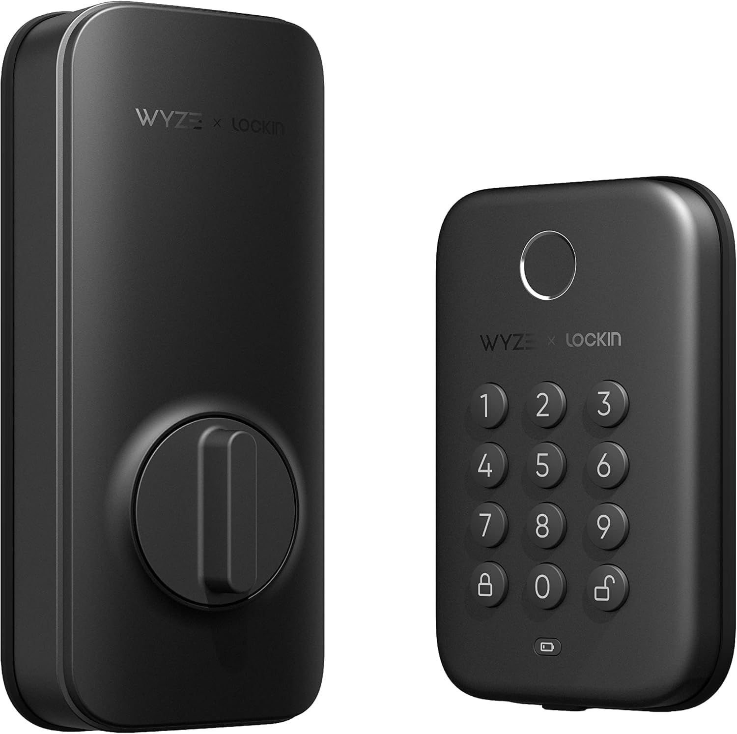 ☆新品☆Wyze スマートロック 指紋認証キーレスドアロック ブラック Bluetooth デッドボルト交換 バックライト付きキーパッド IPX5 耐候性 アプリ内履歴管理 スケジュールアクセス 自動ロック BHMA UL規格20分耐火 cfd9ff3f