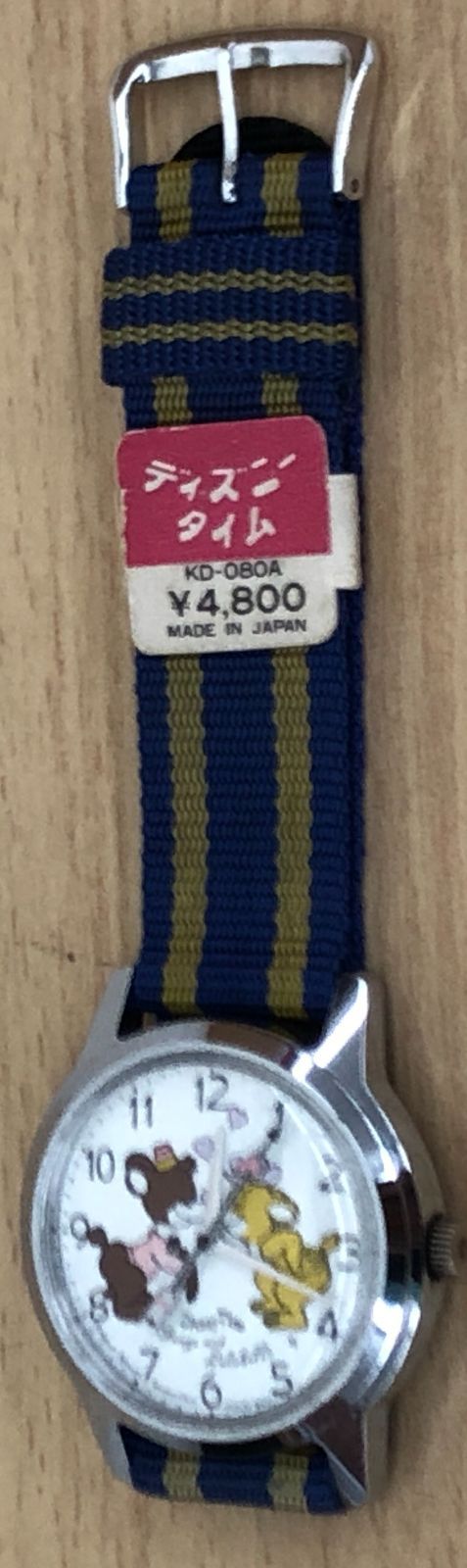 【未使用・現状品】SEIKO　ディズニータイム　1970年代　手巻き　タグ付き　動作確認済み　希少　K-788
