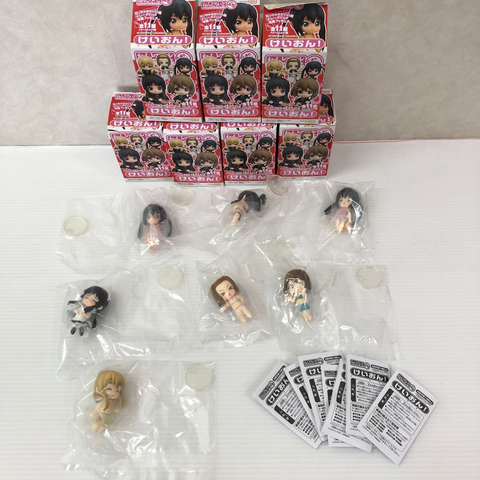 △ねんどろいどぷち けいおん！ だいいっき 7種セット 外箱開封済み内