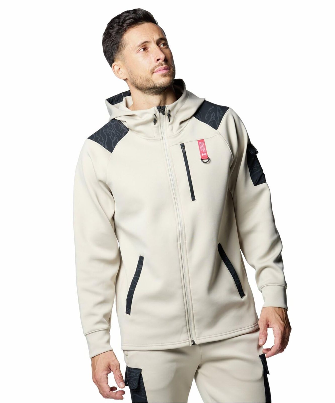 [アンダーアーマー] UA ARMOUR KNIT HYBRID FZ Khaki Base / / SM [カーキベース] [S]