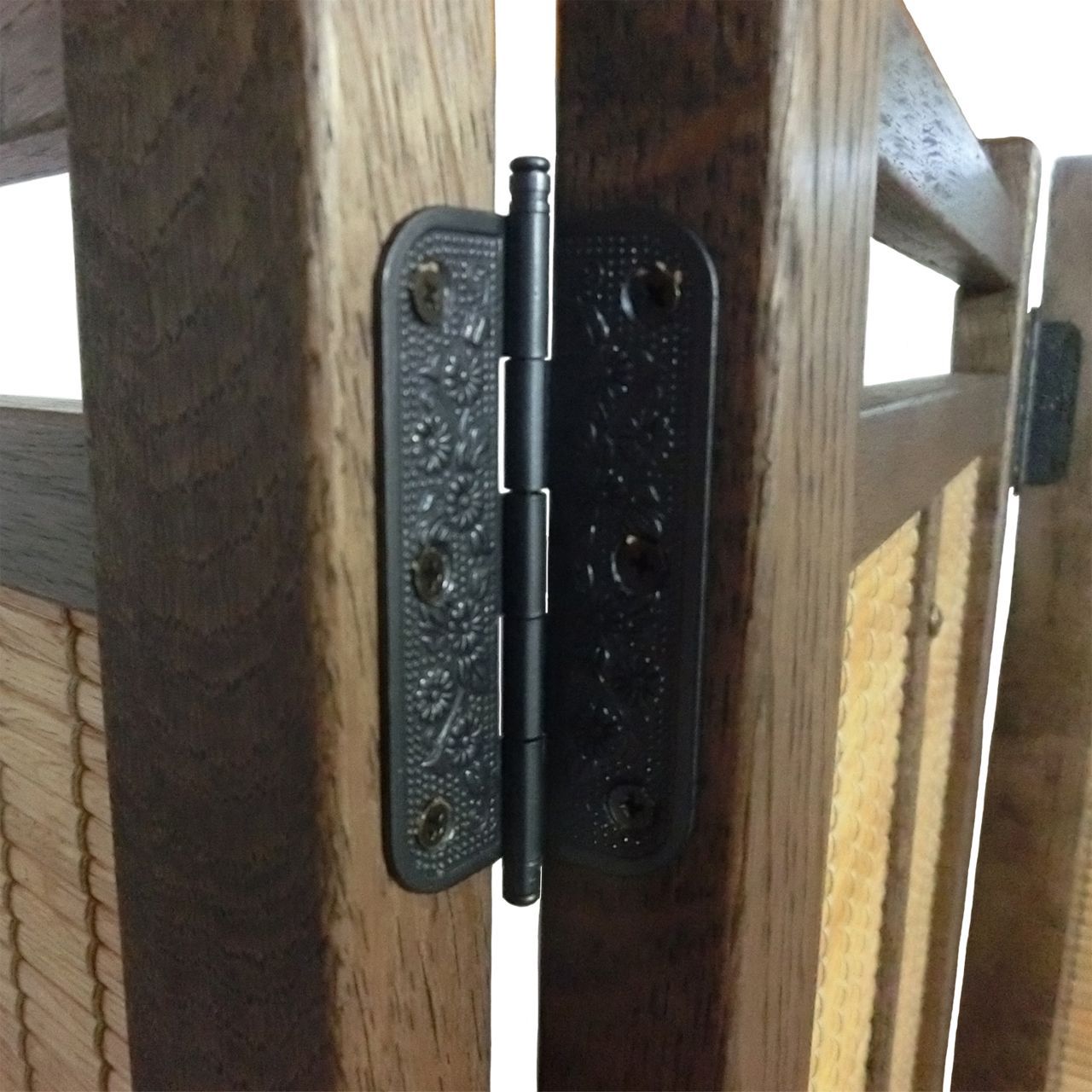 4連 衝立 パーテーション 楢無垢材使用 ツートンカラー 高さ150cm 1台