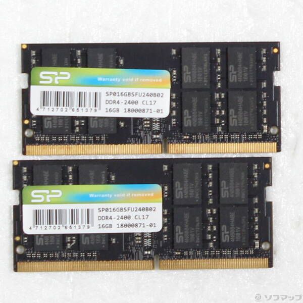 ソフマップ 〔中古品〕 260P SODIMM DDR4 PC4-19200 16GB 2枚組【262】