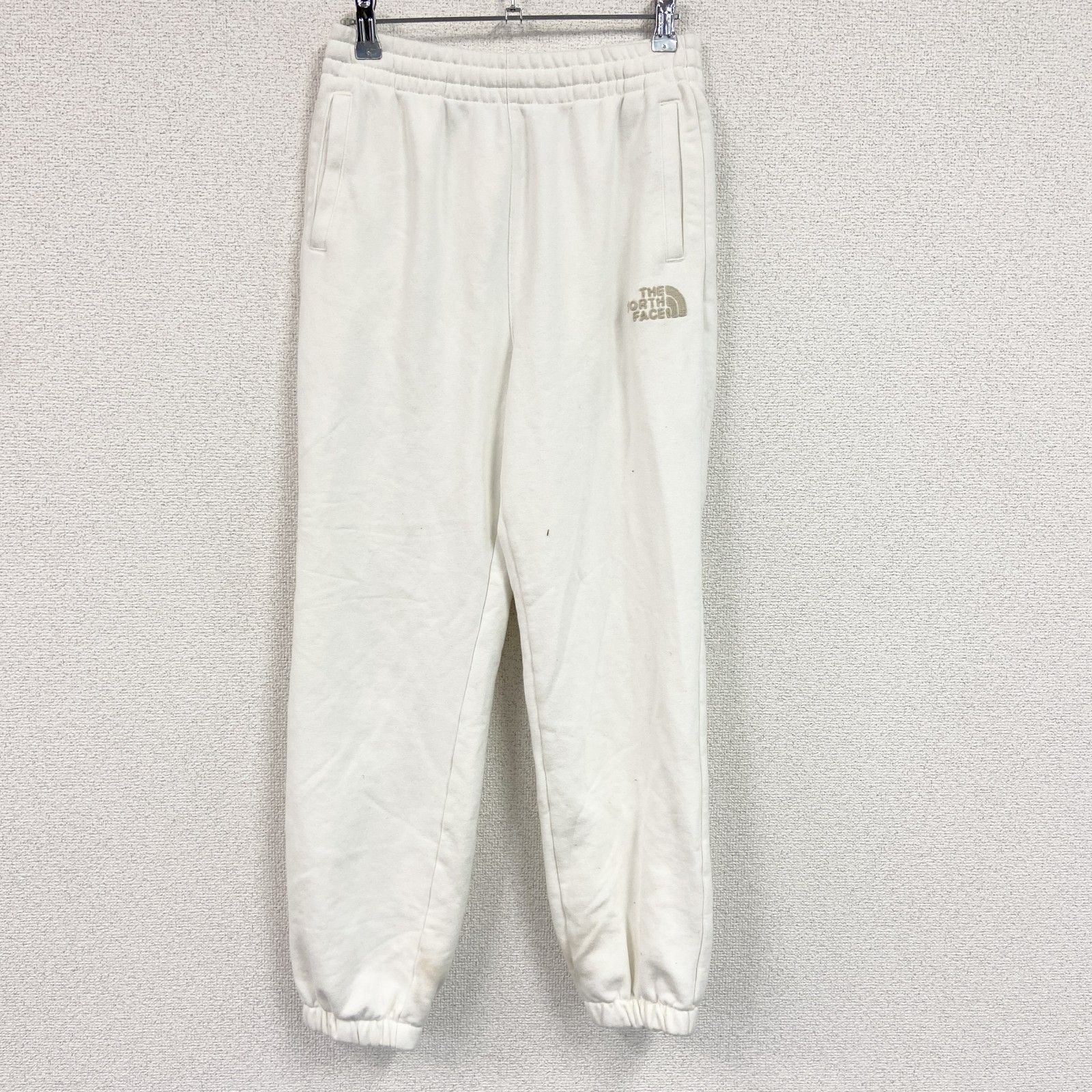 THE NORTH FACE　ザ・ノースフェイス　スウェットパンツ　韓国限定　白　ホワイト　アイボリー　65サイズ　古着